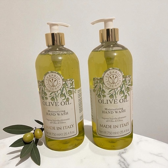 Erbario Toscano Olive Oil Hand Wash 2 Pack | 25.4 oz Each  Made in Italy, Luxury - Picture 1 of 1